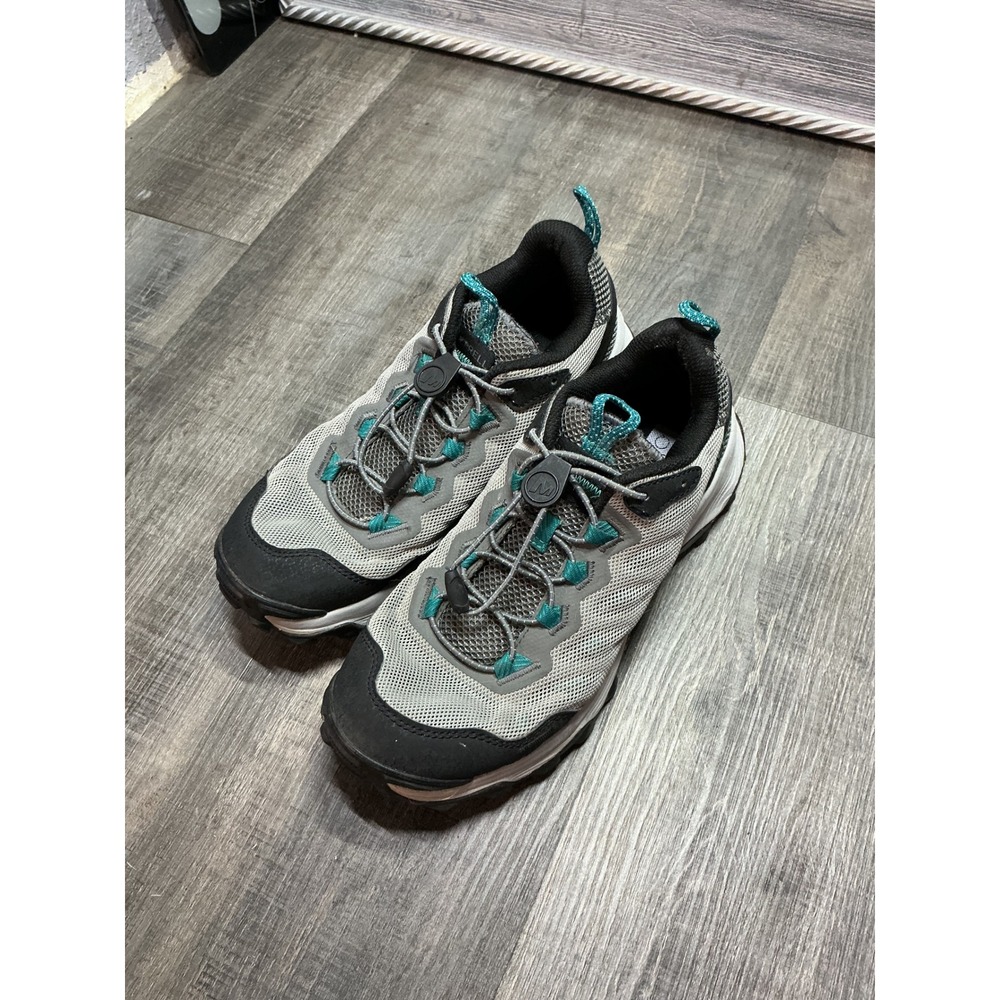 Merrell Womens J135172 Trail Running Shoes Grey Teal Size 8.5